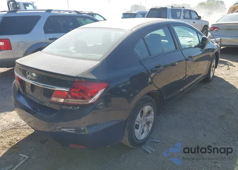 2014 Honda Civic Lx из США, поврежденный, VIN 19XFB2F52EE018761